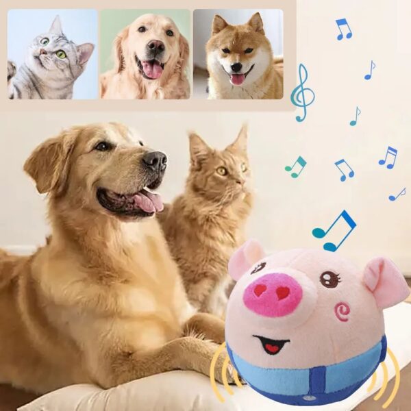 Electronic Pet Dog Toy Music Vibration Bouncing Jump Ball Toys - Image 3