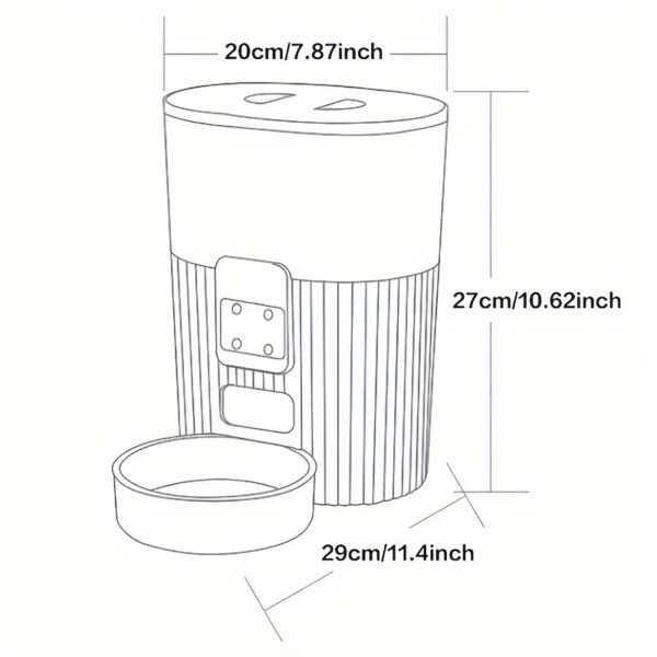 PAPIFEED cat automatic feeder dog fixed feeding machine - Image 6