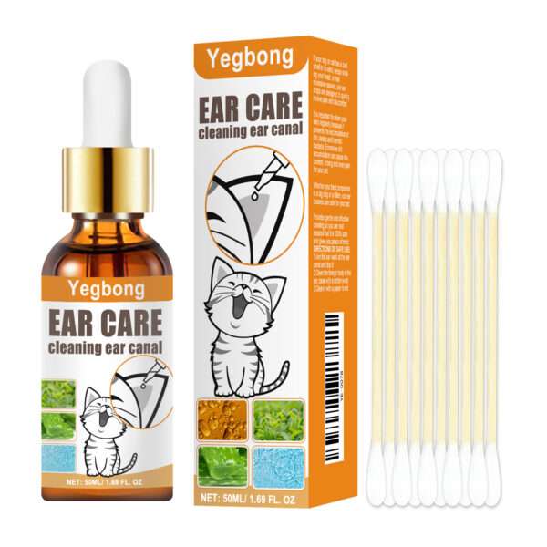 50ml Pet Ear Mite Deodorant Ear Cleaner Ear Wash Infection - Image 6
