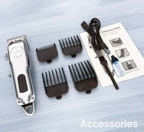 Professional Dog Hair Clipper All Metal Rechargeable - Image 7